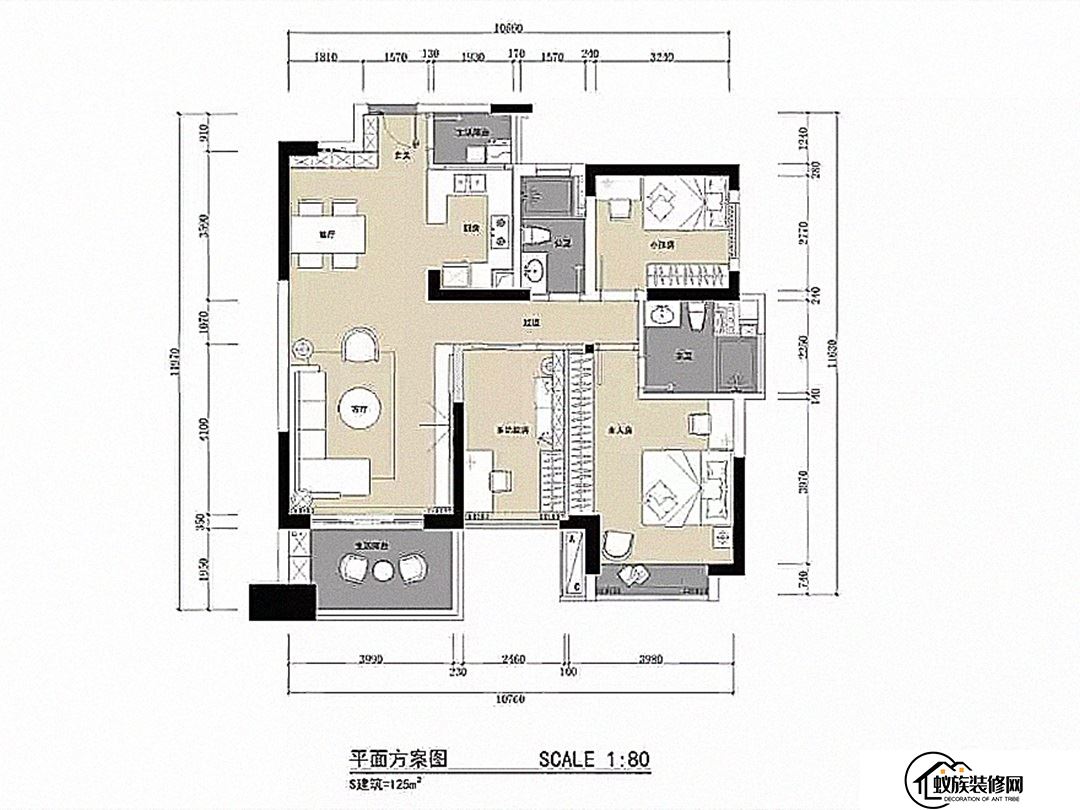 【装修公司】刷爆朋友圈的127㎡现代风装修，简约又大气！最满意卧室温馨配色~(2024已更新)